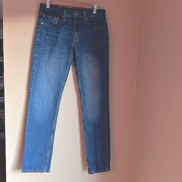 Levi’s 511 Jeans Medium wash with fading and whiskering 31 x 32 - Picture 1 of 12